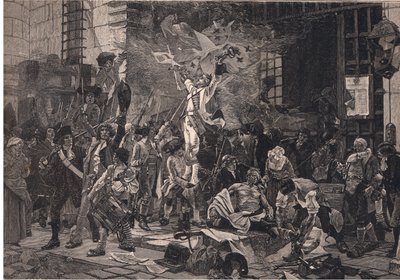 Les conquérants de la Bastille - Francois Flameng